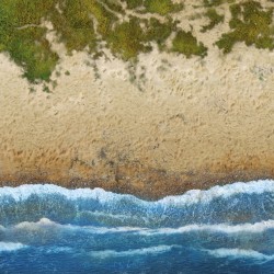 Tapis Beach 60cm*60cm en...