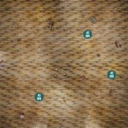 Tapis Taverne 60cm*60cm en...